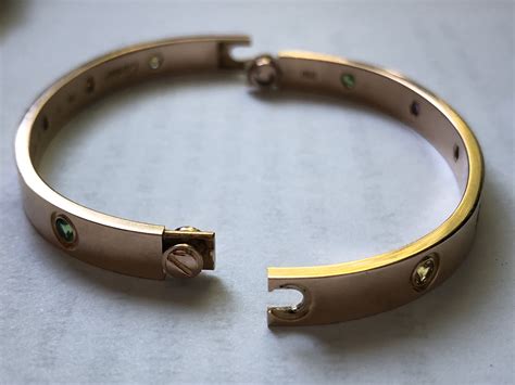 cartier bracelet without screw|cartier love bracelet no screw.